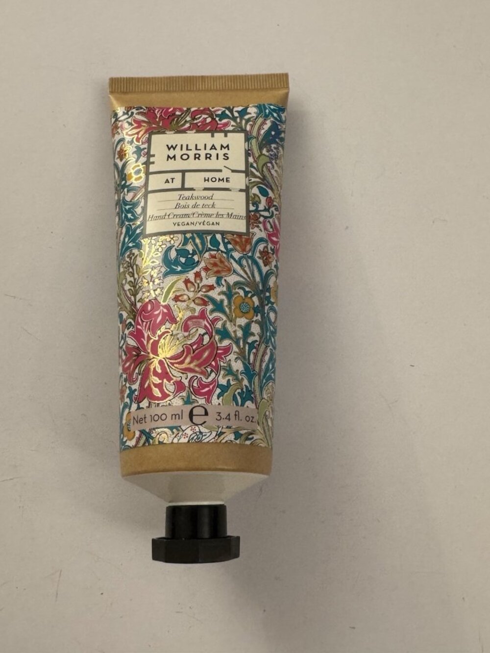 NEW William Morris at Home Teakwood Vegan Hand Cream 3.4 Oz C40